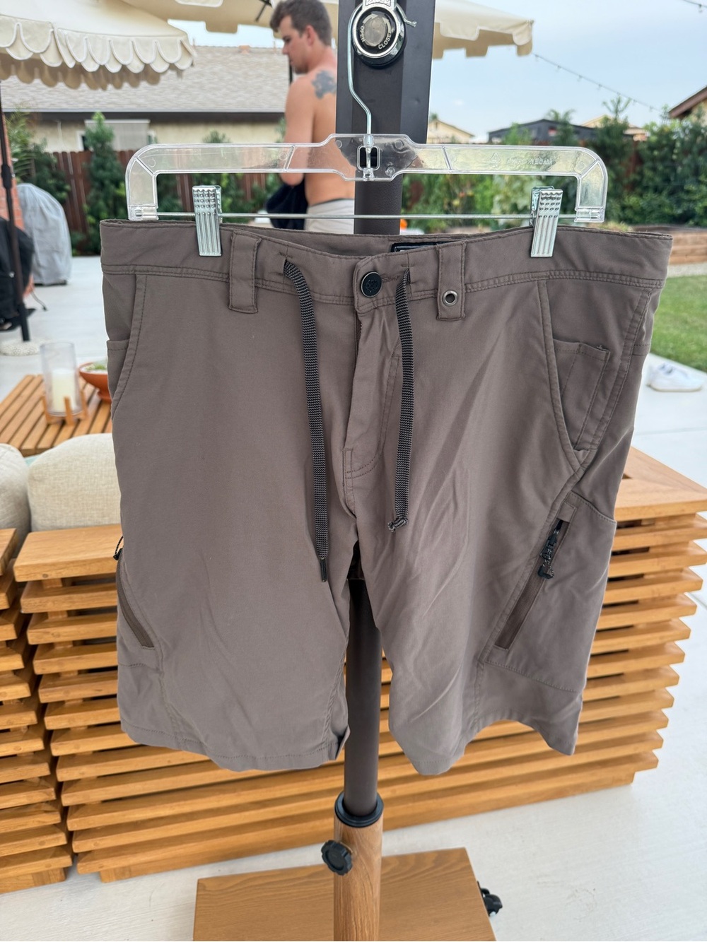 686 Mens Everywhere Shorts - Tobacco color